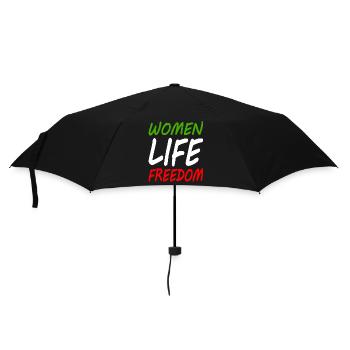 Women life freedom - Umbrella (small) - black - Front