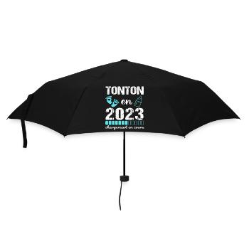 Tonton en 2023 annonce naissance cadeau oncle - Parapluie standard - noir - Devant