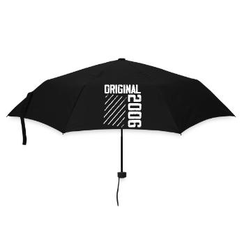 Original 2006 18th Anniversary Retro Gift - Umbrella (small) - black - Front