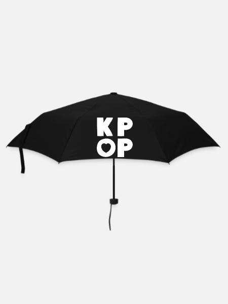 Amour de la musique K-Pop - Parapluie standard - noir