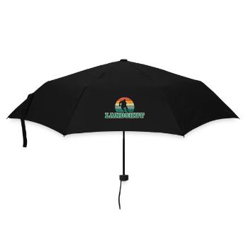 Landshut, meine Stadt! - Regenschirm (klein) - Schwarz - Vorne
