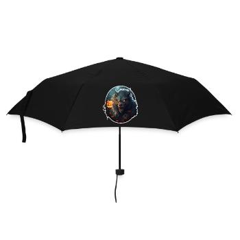Loup-garou Halloween - Parapluie standard - noir - Devant