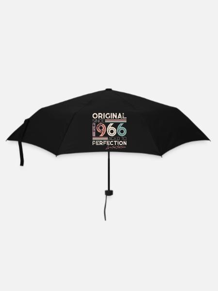Original 1966 Vintage Vintage Anniversaire Rétro - Parapluie standard - noir