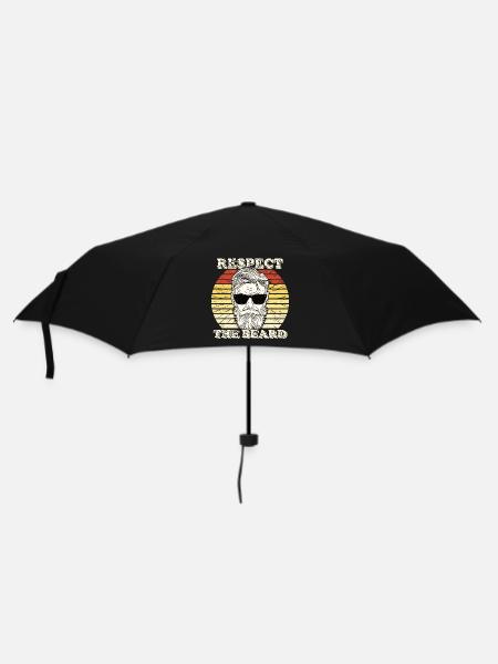 Ideal Gift for Beard Wearers | 3 days beard - Umbrella (small) - black