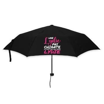 Eine nicht langweilige LYDIE ist keine echte LYDIE - Regenschirm (klein) - Schwarz - Vorne