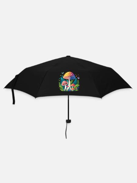 Fantasy Mushroom - Umbrella (small) - black