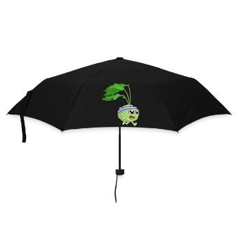 Fitness Kohlrabi - Parapluie standard - noir - Devant