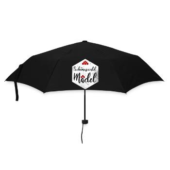 Schwarzwaldmädel - Regenschirm (klein) - Schwarz - Vorne