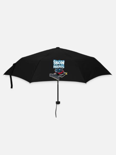 Pistenraupe Bully - Regenschirm (klein) - Schwarz