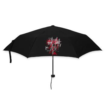 abstract - Umbrella (small) - black - Front