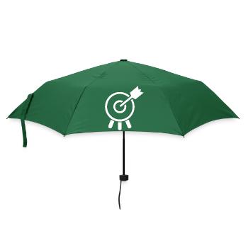 Bogenschießen - Regenschirm (klein) - Flaschengrün - Vorne