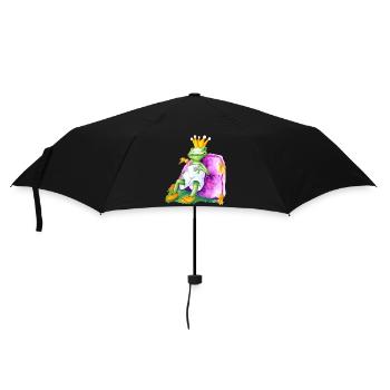 Frog King - Umbrella (small) - black - Front