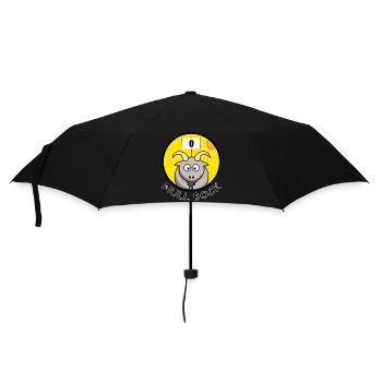 Null Bock Kein Bock Schafbock Ziegenbock Geschenk - Regenschirm (klein) - Schwarz - Vorne