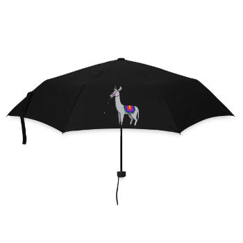 Spitting Llama - Umbrella (small) - black - Front