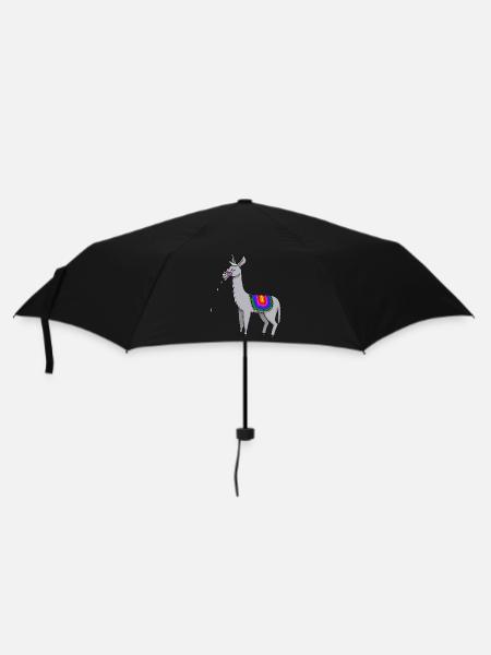 Spitting Llama - Umbrella (small) - black
