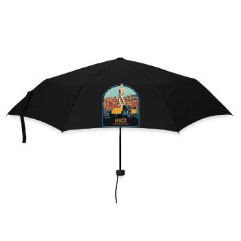 Illustration Place Massena à Nice Côte d'Azur - Parapluie standard - noir - Devant