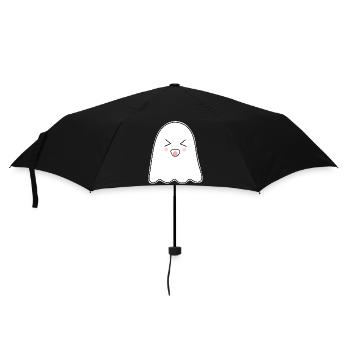 T-shirt d’Halloween Ghost Spooky Cute Shirt - Parapluie standard - noir - Devant