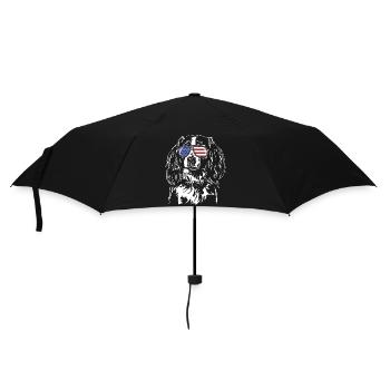Nederlandse Kooikerhondje Amerika Fahne Hunde - Parapluie standard - noir - Devant