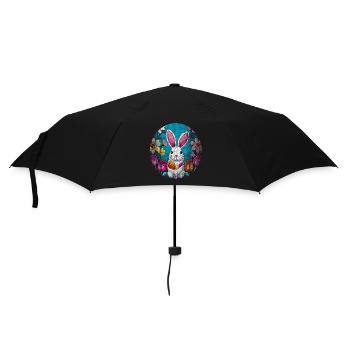 Tolles Ostermotiv - Regenschirm (klein) - Schwarz - Vorne