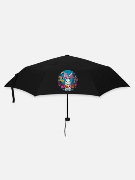 Tolles Ostermotiv - Regenschirm (klein) - Schwarz