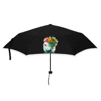 The miniature forest - Umbrella (small) - black - Front