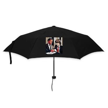 BUSINESS - Regenschirm (klein) - Schwarz - Vorne