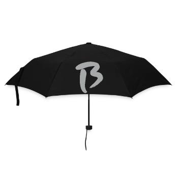 B - Anfangsbuchstabe - Regenschirm (klein) - Schwarz - Vorne