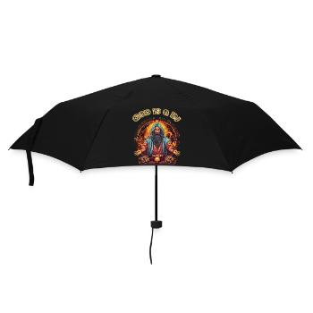 God is a DJ - Umbrella (small) - black - Front