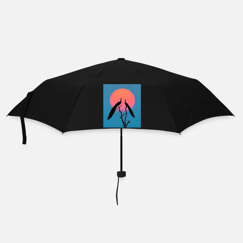 Hoch Hinaus - Regenschirm (klein) - Schwarz