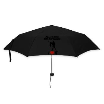 Dancing Dance Music - Umbrella (small) - black - Front