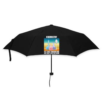La chimie, c’est comme la cuisine - Parapluie standard - noir - Devant