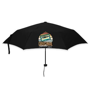 September 1993 Born Vintage Birthday Retro - Umbrella (small) - black - Front