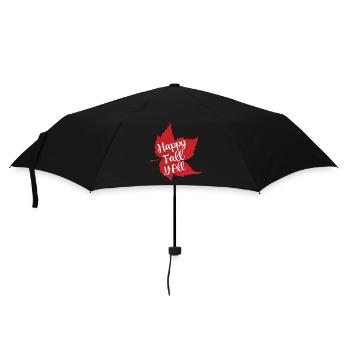 Happy Fall Y'all - Umbrella (small) - black - Front