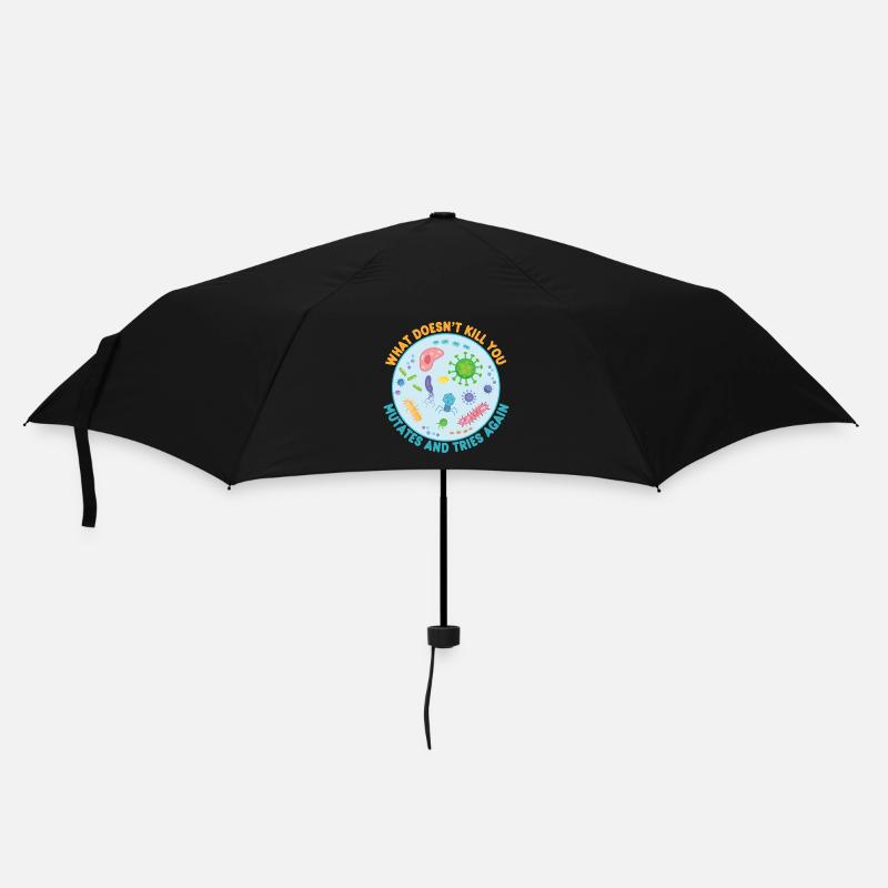 Was dich nicht umbringt, mutiert und versucht es noch einmal - Regenschirm (klein) - Schwarz