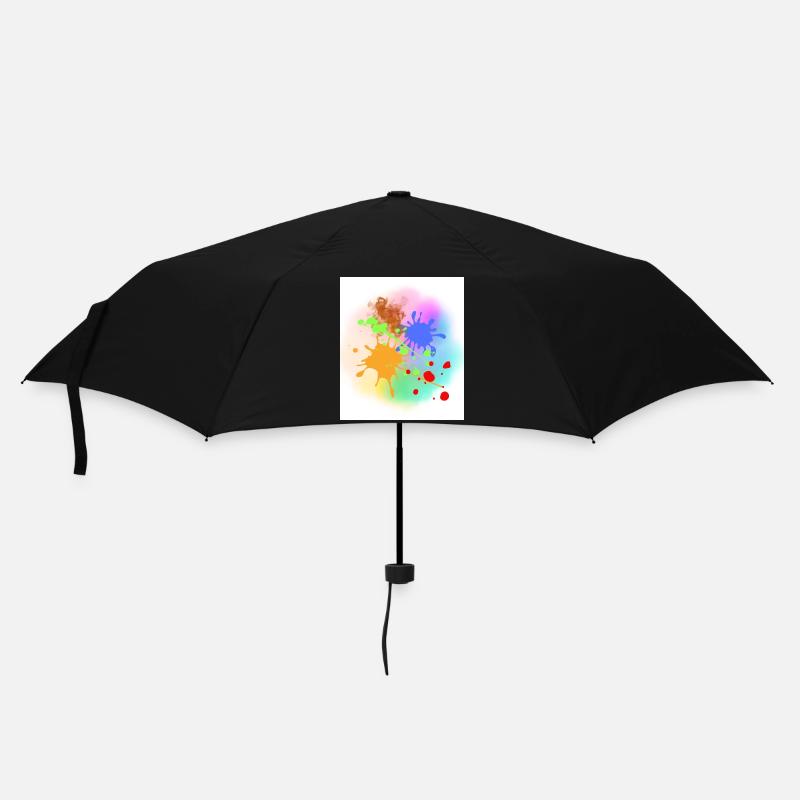 Des touches de couleur - Parapluie standard - noir