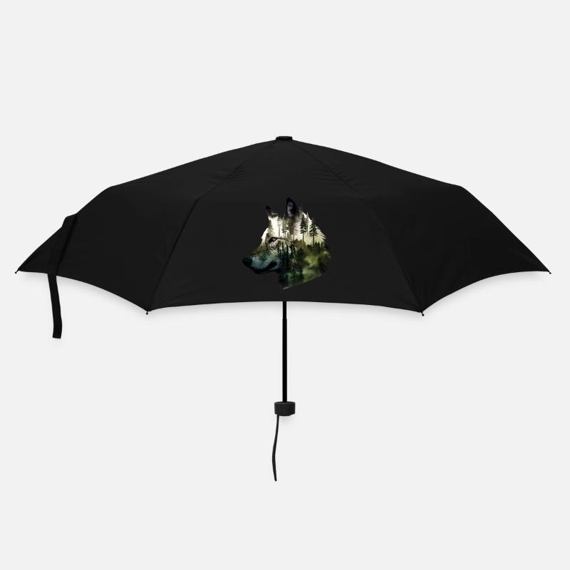 Loup - Parapluie standard - noir