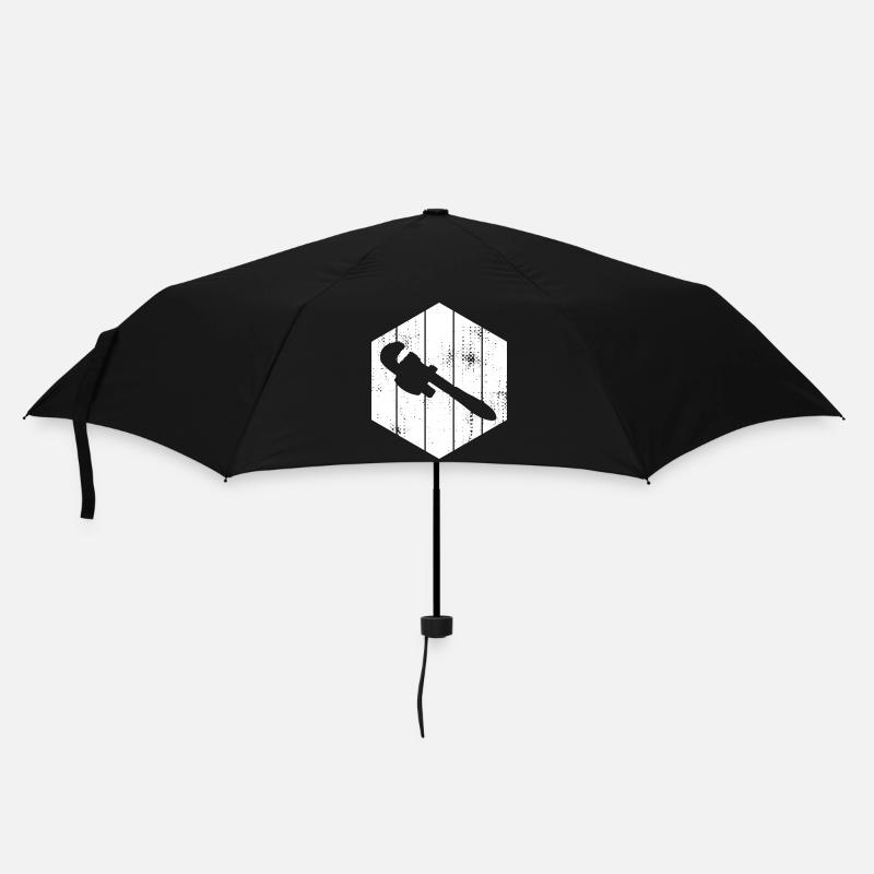 Croquis de clé à pipe - Parapluie standard - noir