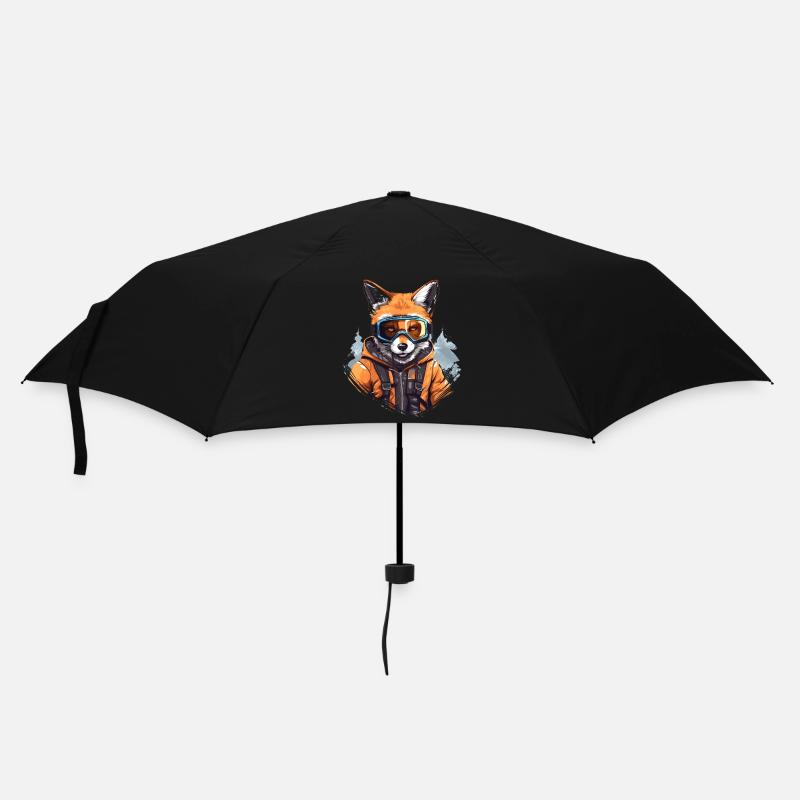 Le skieur - Parapluie standard - noir
