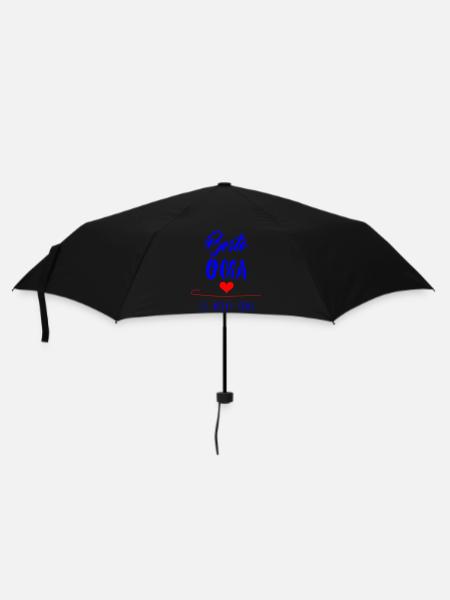 beste Oma - Regenschirm (klein) - Schwarz