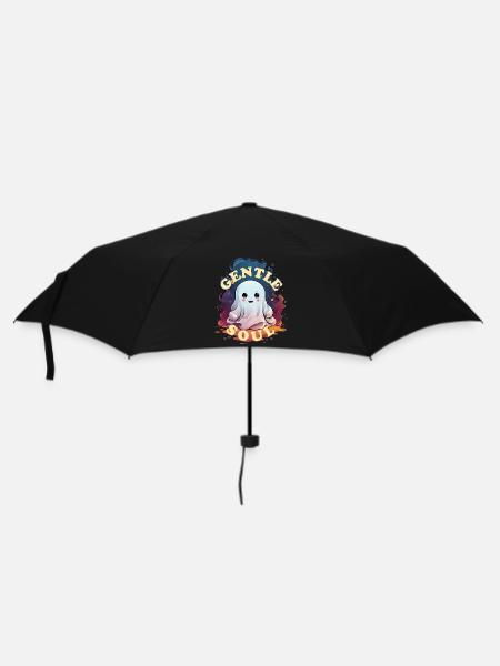 Süßes kleines Gespenst - Regenschirm (klein) - Schwarz