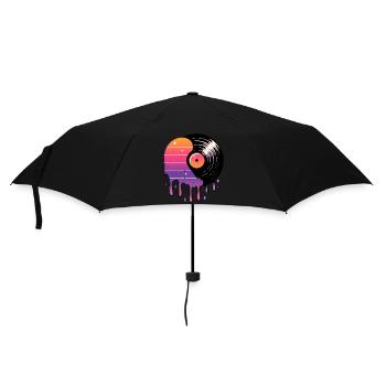 Cosmic Vinyl Record - Umbrella (small) - black - Front
