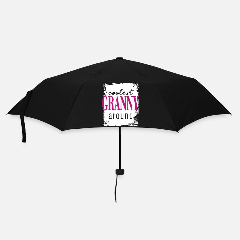 Coolest Granny - Regenschirm (klein) - Schwarz