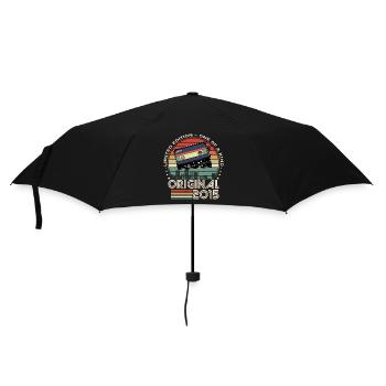 Limitierte Auflage 2015 9-jähriges Jubiläum - Regenschirm (klein) - Schwarz - Vorne