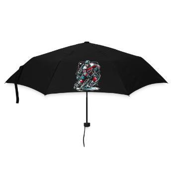 Hockey sur glace - Parapluie standard - noir - Devant