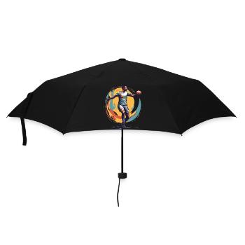 Joueur de handball Streetwear Style iconique - Parapluie standard - noir - Devant