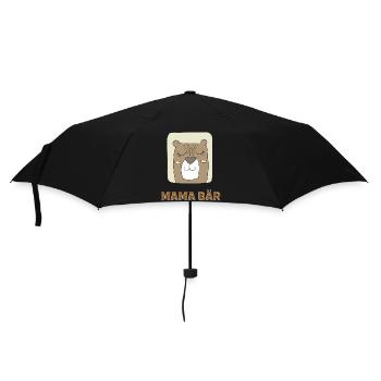 MAMA BEAR - Umbrella (small) - black - Front