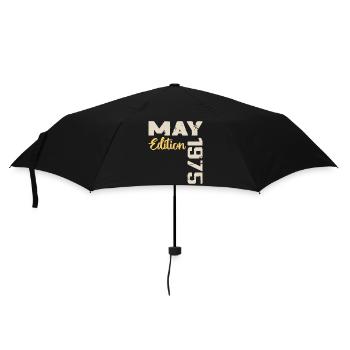 Mai 1975 Anniversaire Mai 1975 Cadeau Mai 1975 Mai - Parapluie standard - noir - Devant