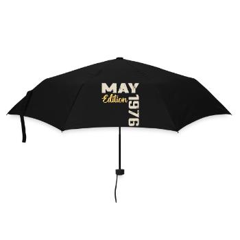 May 1976 Birthday May 1976 Gift May 1976 May - Umbrella (small) - black - Front