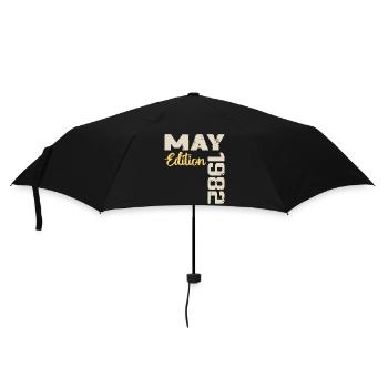 Mai 1982 Anniversaire Mai 1982 Cadeau Mai 1982 Mai - Parapluie standard - noir - Devant