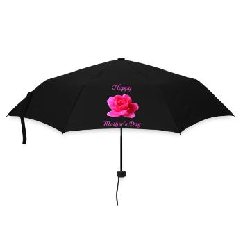 Muttertag Mother s day Mothers day - Regenschirm (klein) - Schwarz - Vorne